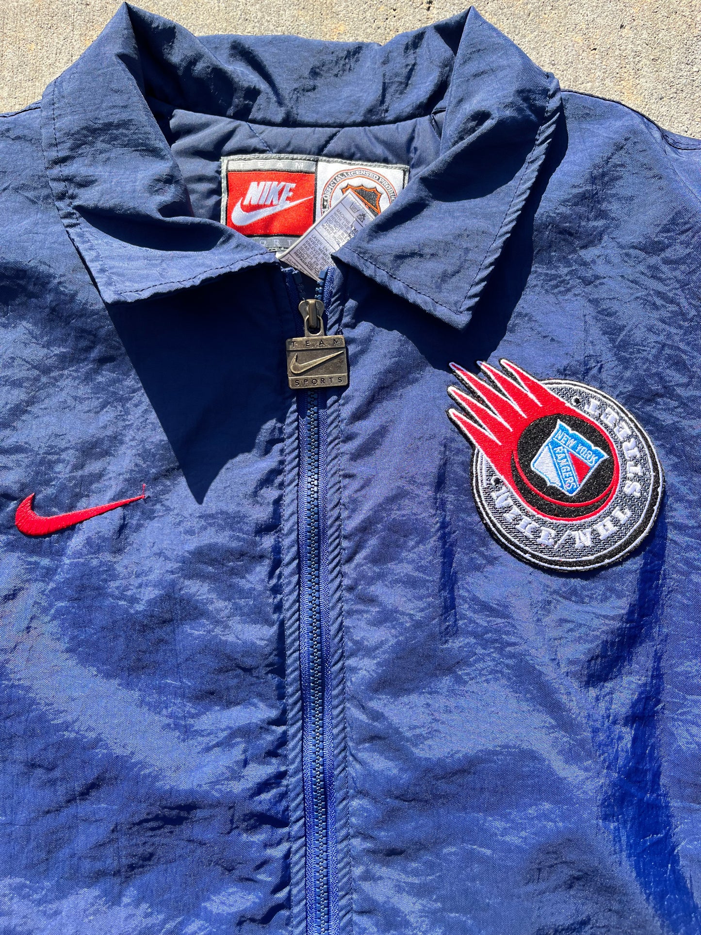 90's Nike New York Rangers puffer