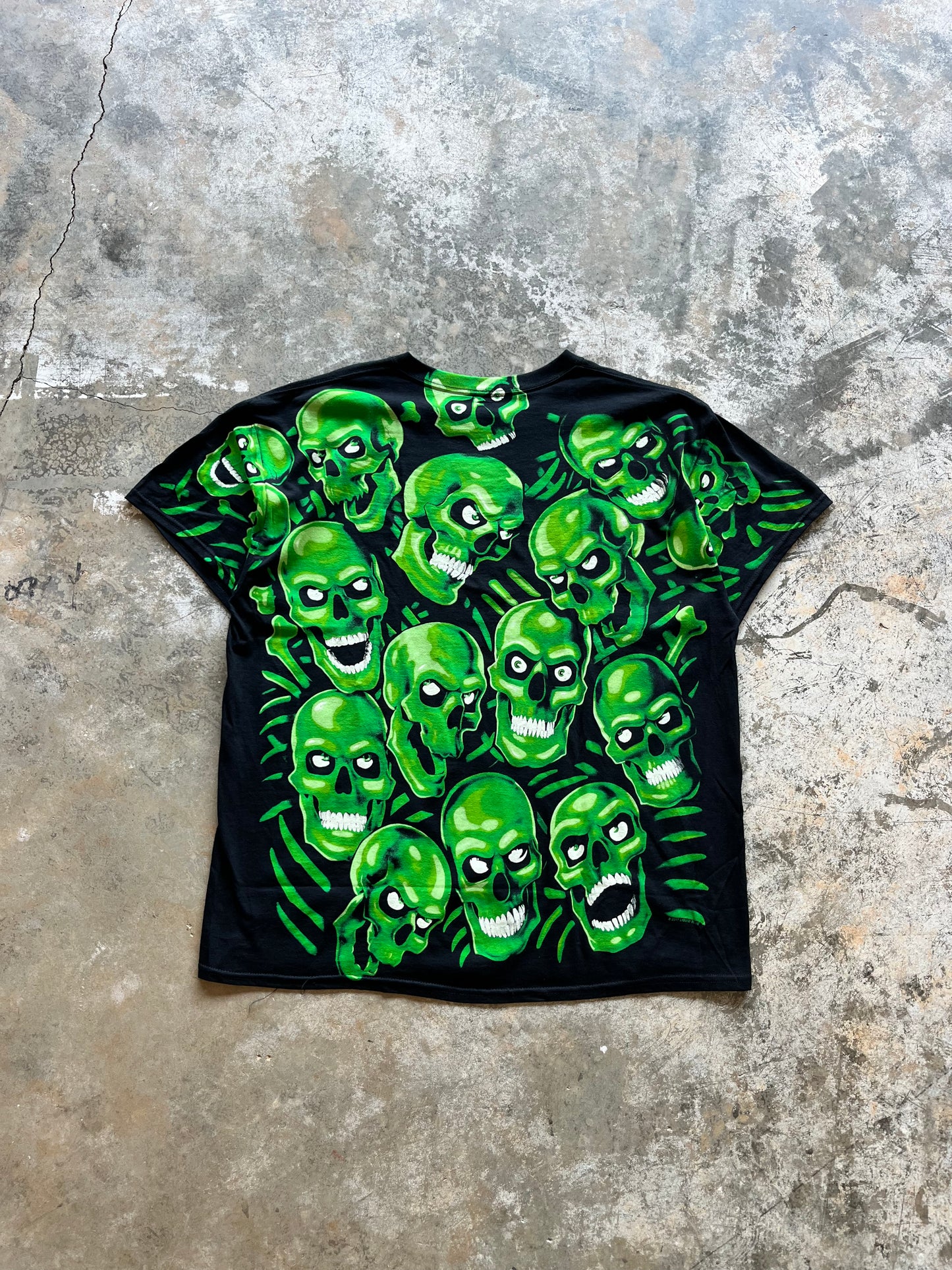 Green Skulls Tee