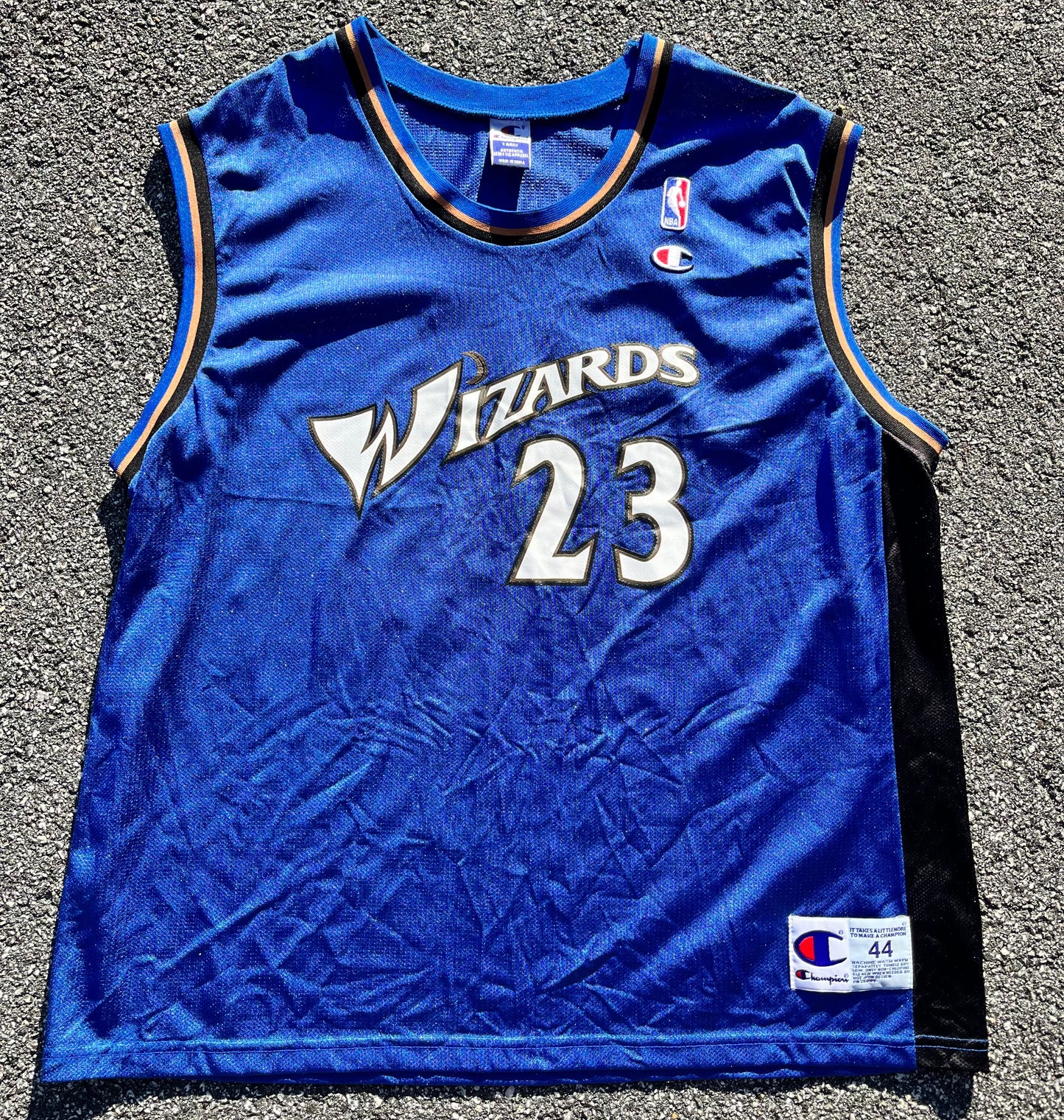 white jordan wizards jersey